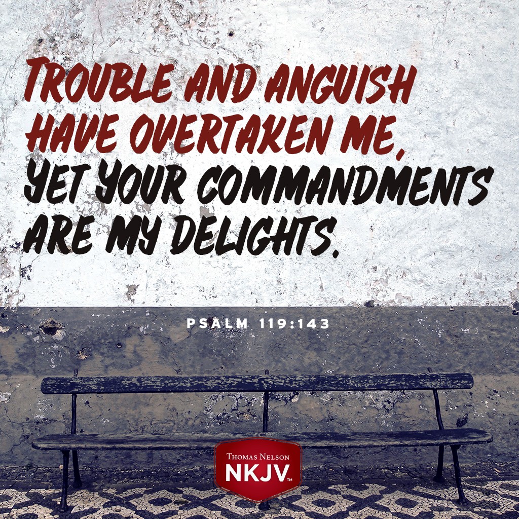 NKJV Verse Of The Day Psalm 119 143