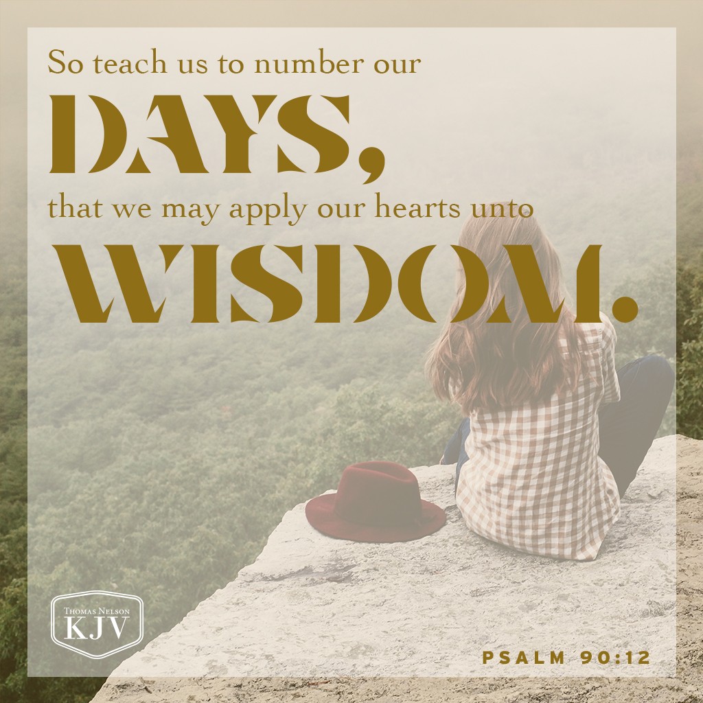 KJV Verse Of The Day Psalm 90 12