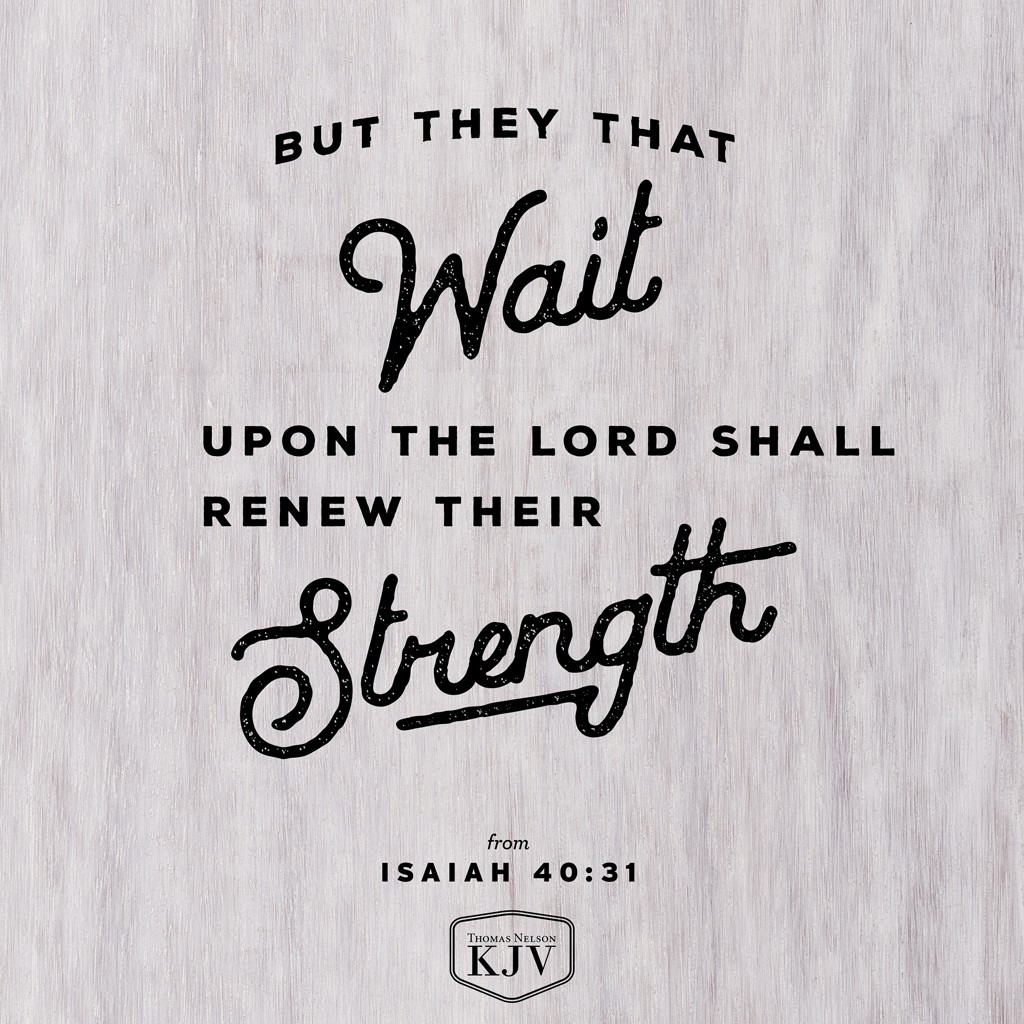 KJV Verse Of The Day Isaiah 40 31