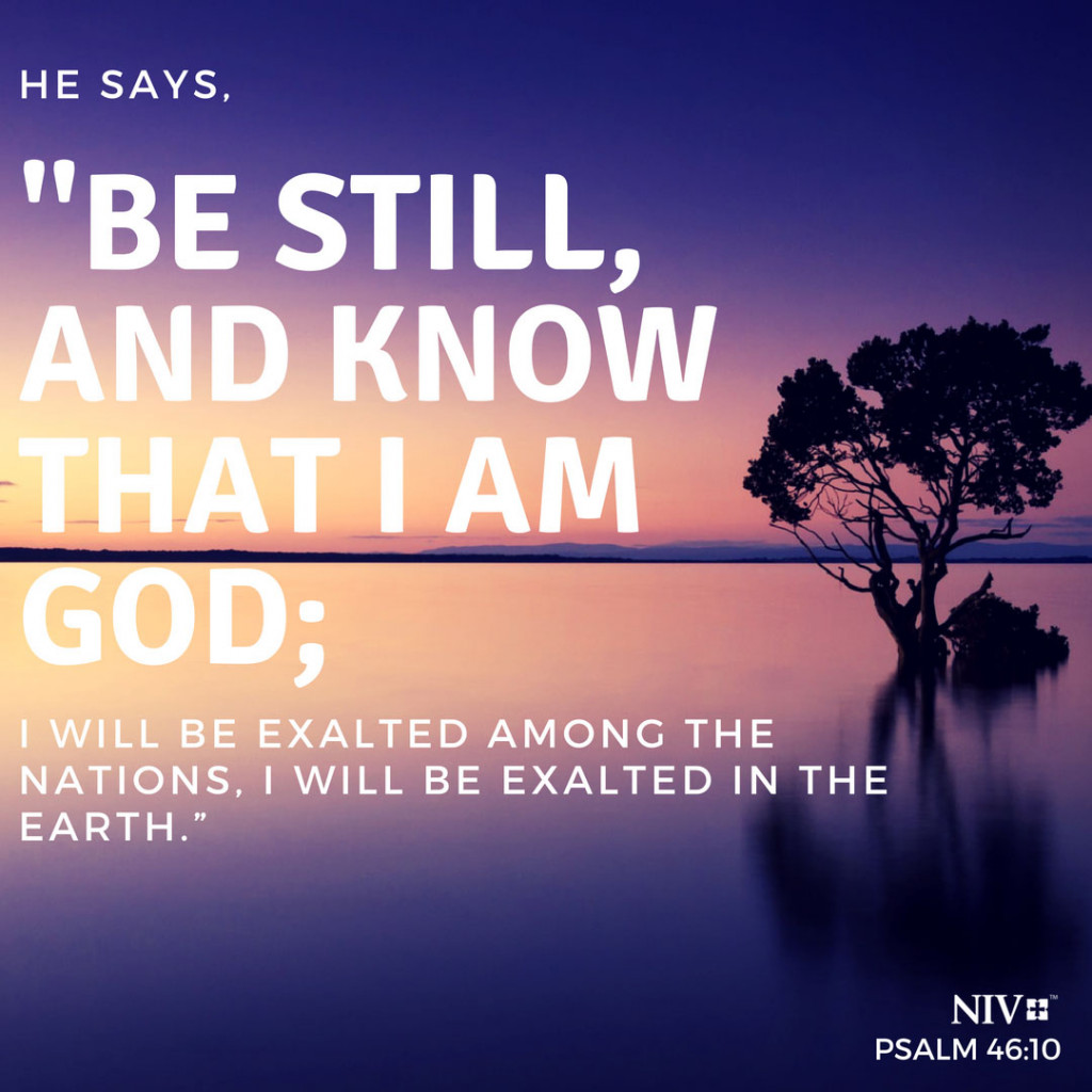 NIV Verse Of The Day Psalm 46 8 10