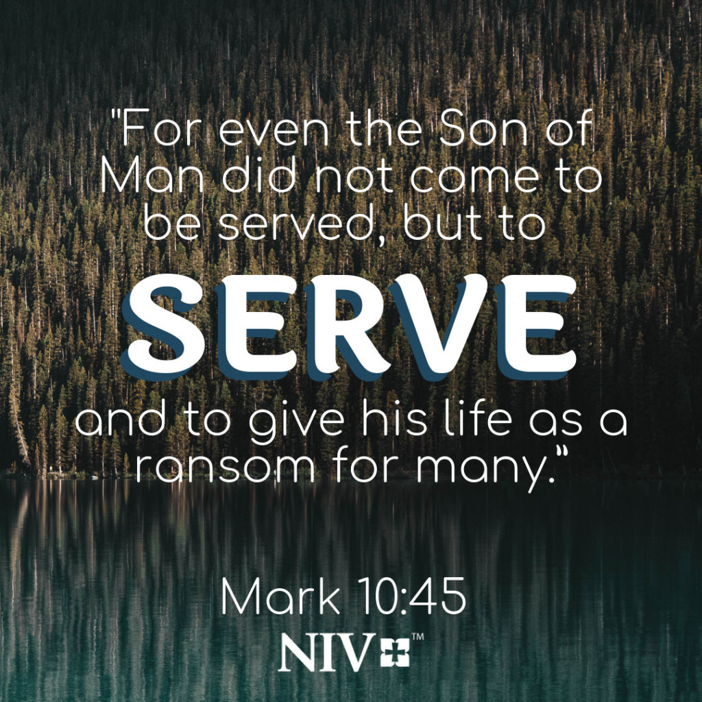 Niv verse of the day mark 10 45