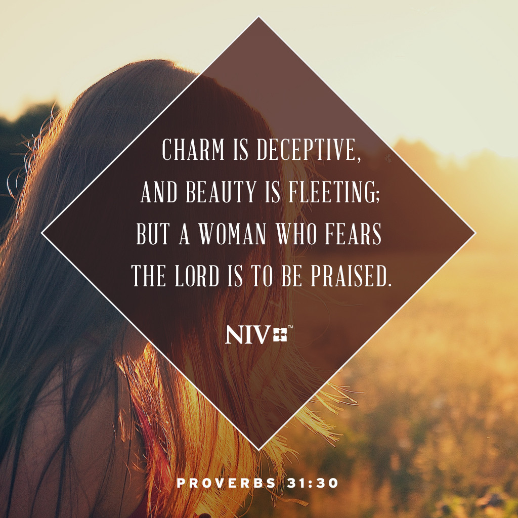 Niv Verse Of The Day: Proverbs 31:30