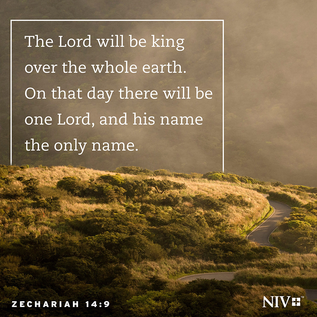 NIV Verse of the Day: Zechariah 14:9