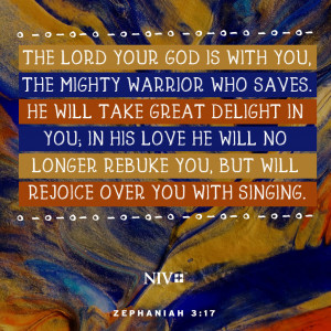 NIV Verse of the Day: Zephaniah 3:17