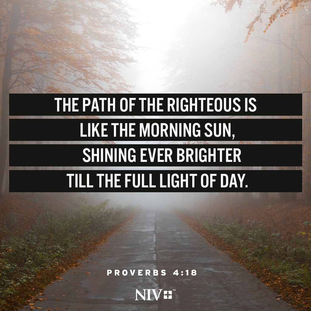 NIV Verse Of The Day Proverbs 4 18