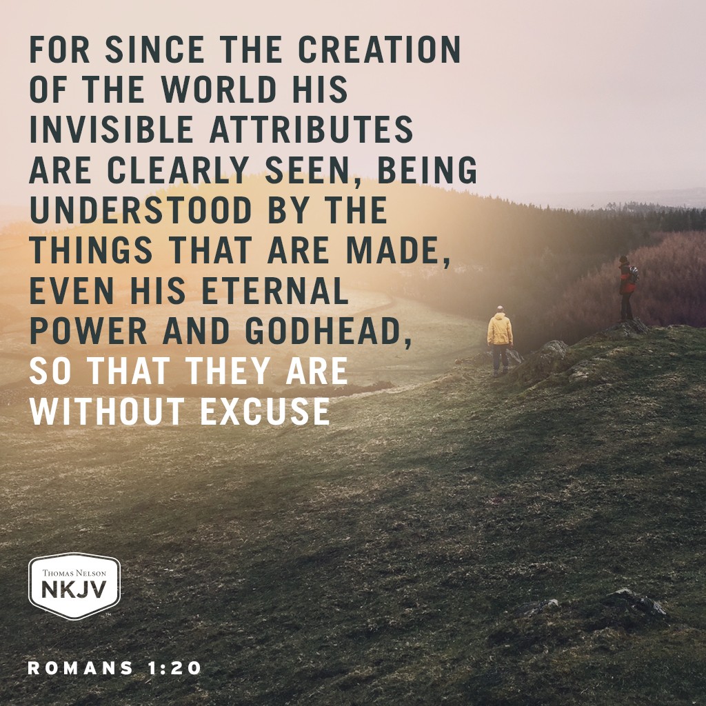 NKJV Verse of the Day: Romans 1:20