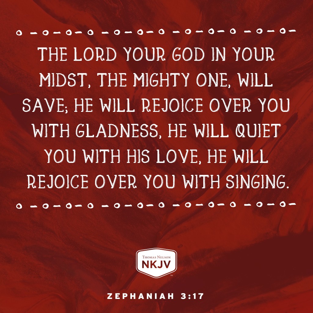 NKJV Verse of the Day: Zephaniah 3:17