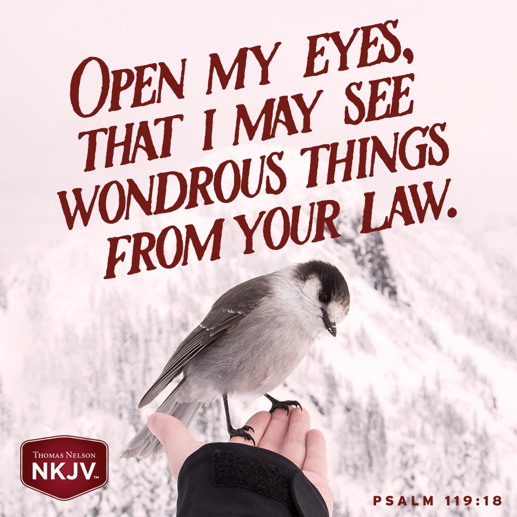 NKJV Verse Of The Day Psalm 119 18