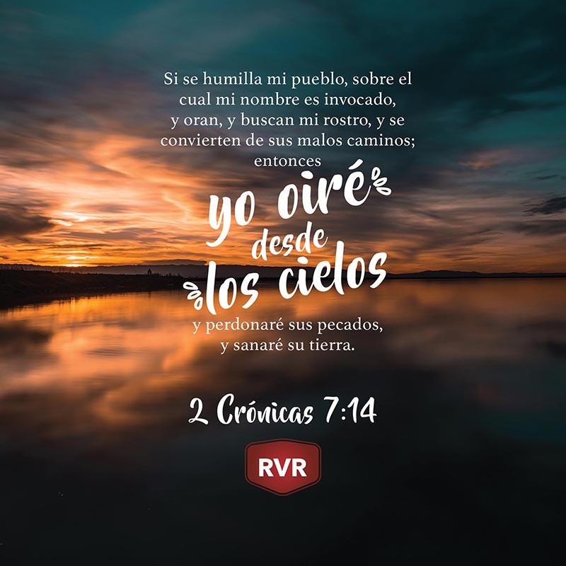 RVR Versículo Bíblico Diario: 2 Crónicas 7:14