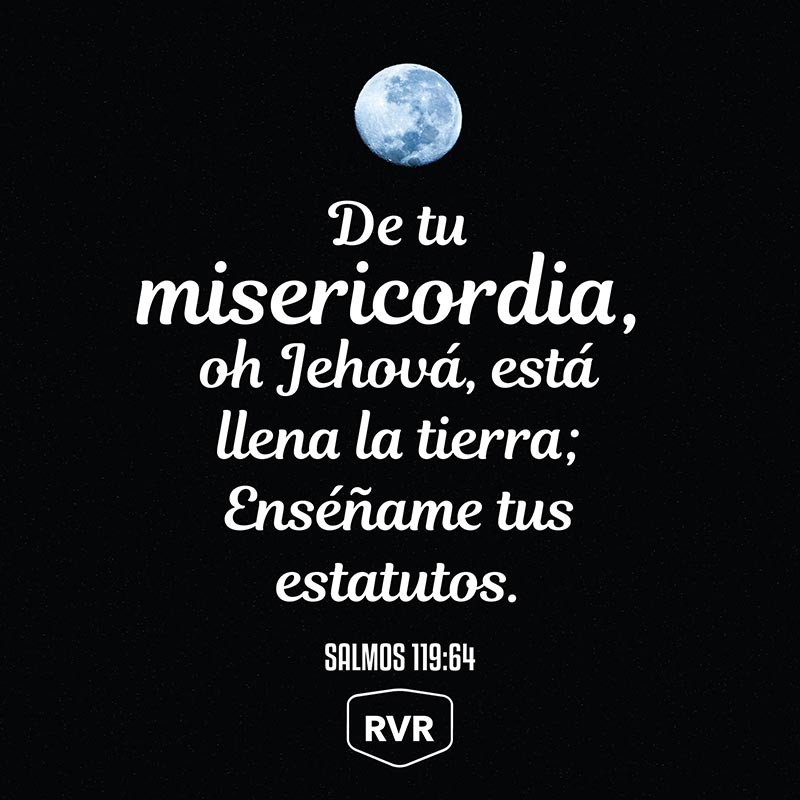 RVR Versículo Bíblico Diario: Salmos 119:64